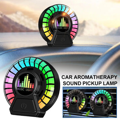 Car Air Outlet Aromatherapy Air Diffuser Aroma Car Music Rhythm LampAir Freshener For Removing Odors Car Accessories