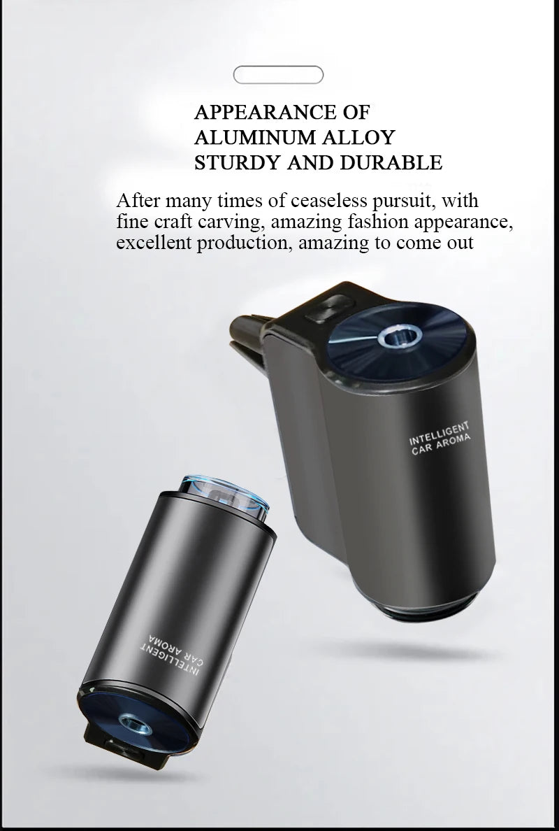 Electric Essential Oil Aroma Car Air Freshener Diffuser Car  Air Vent Humidifier Aromatherapy Auto Perfume Fragrance Decoration