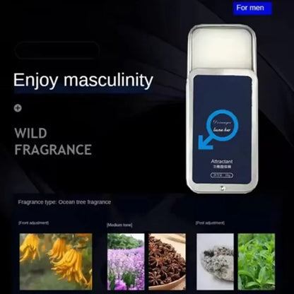 Women Men Body Heterosexual Hormones Perfume Solid Balm Long-lasting Scent Portable Solid Perfume Cologne Fragrance