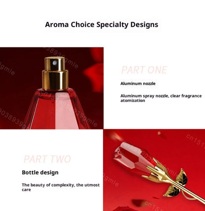 Midnight Rose Perfume for Women Rose Women Perfume Fragrance Elegant Brithday Gift Floral Scent Fruity Fragrance Christmas Gift