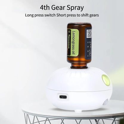 Mini Pure Oil Fragrance Diffuser Aromatherapy Machine Car Air Freshener USB Automatic Spraying Room Fragrance Diffusers