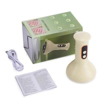 Electric Hot Stone Massager Warm Moxibustion Guasha Tool Wireless Hot Compress Body Scraping Physiotherapy Back Face Massage