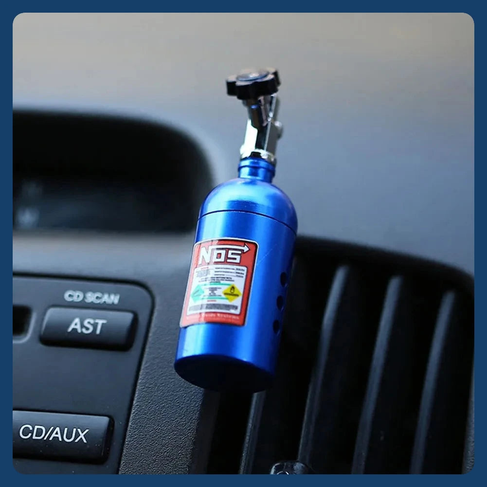 Car Air Freshener NOS Nitrogen Bottle Air Vent Aromatherapy Auto Aroma Outle Perfume Flavoring Fragrances Accessories