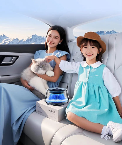 Advanced car air freshener for men and women, elegant car fragrance diffuser with decorative bracket