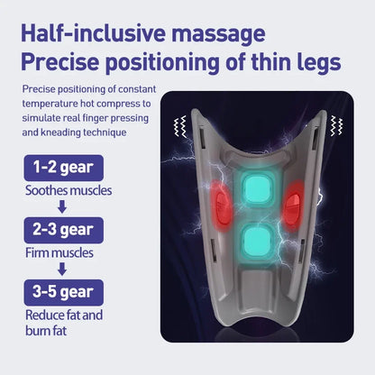 EMS Calf Massager Relieves Pain Constant Temperature Hot Pressure Vibration Massager Varicose Veins Relieves Fatigue