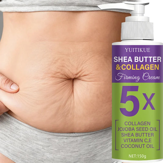 Skin Smoothing Cream 150g - Non-Greasy Fast Absorption, Deeply Moisturizes & Smoothes Skin, with Collagen & Shea Butter