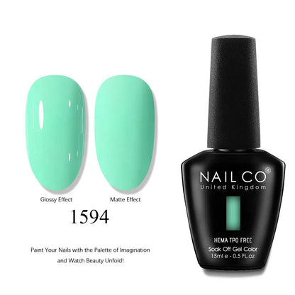 NAILCO 2025 Winter 15ML Gel Nail Polish Nails Semi-permanent UV Varnish High Quality Glass Bottle Nail Art Polish For Manicure