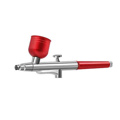 Airbrush Spray Gun for Painting Nails Modeling Crafts Cake Mini Spray Gun 0.3mm Nozzles Portable Airbrush Gun with Cleaning Kit