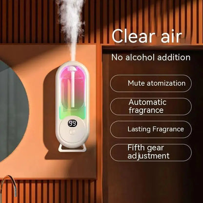 Auto Fragrance Diffuser Machine, Aroma Spray for Home Hotel Bathroom, Large Room Air Freshener with Timer