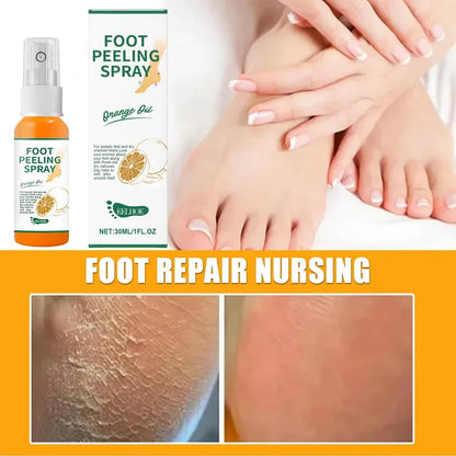 Herbal Anti Crack Foot Cream Peeling Spray Heel Cracking Repair Products Exfoliation Dead Skin Removal Softening Smooth Care