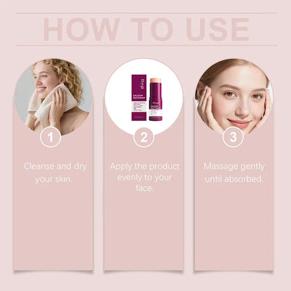 Calcium Volume Multi Balm Korean Skincare Stick Face & Eye Cream Collagen Deep Moisturizing Anti-Wrinkle Suitable for Pre Makeup