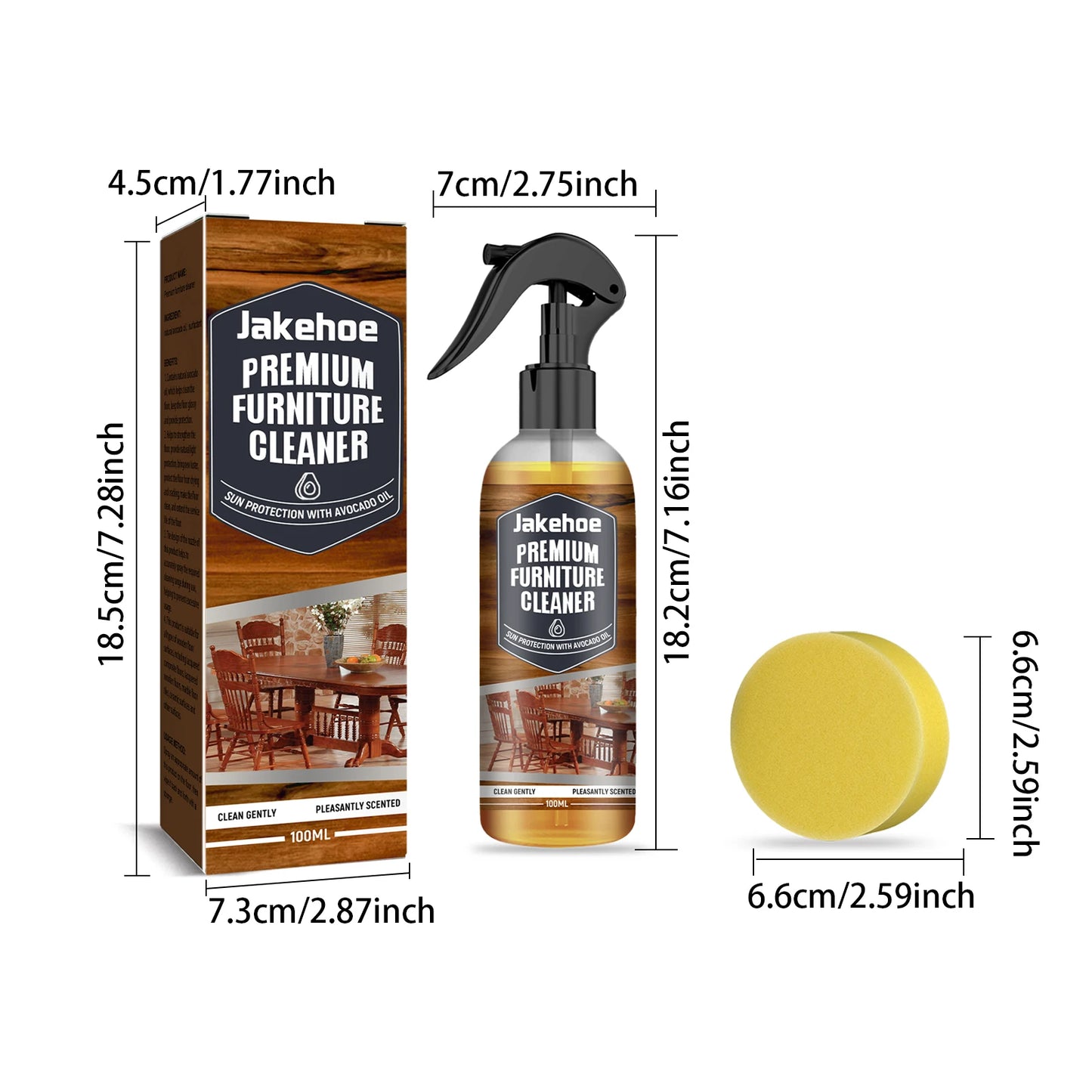 1/2/3 Set Floor Cleaner Wood floors, marble floors, powerful stain remover, brightening polishing cleaner