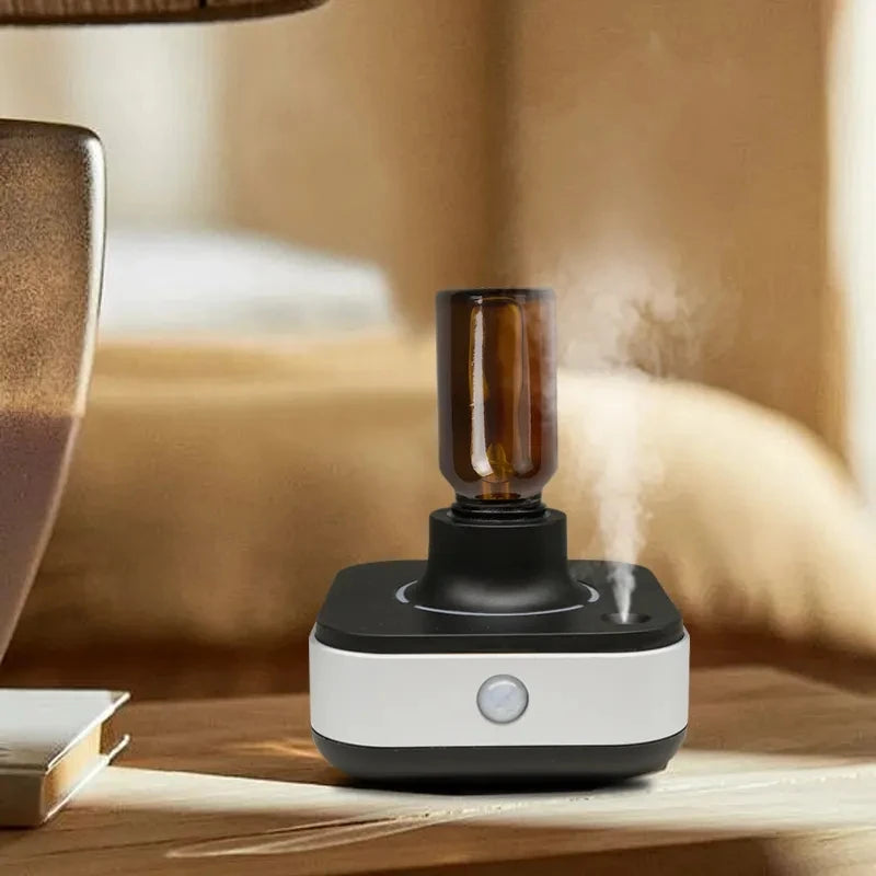 New Innovation Air cleaner Freshener Machine Infrared Automatic Smart spray Inverted Waterless Essential oil Aroma Diffuser