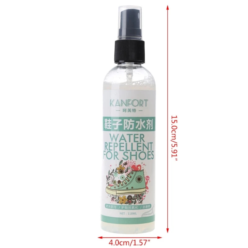 Hydrophobic Shoe Protector Spray-Water Waterproof for Suede Shoes,Leather,Canvas,Nubuck & Fabric