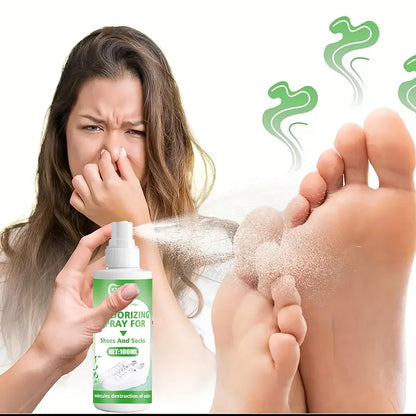 Magical Foot Deodorant Spray: Low-Sensitivity,Refreshing Texture,Quick Odor Dissipation, Long-Lasting Scent,For Feet/Socks/Shoes