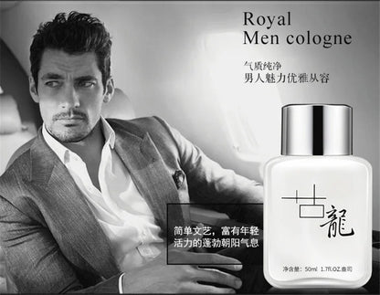 50ml Men Perfume Pheromones Gentleman Perfume Natural Fresh Long-lasting Fragrance Charming Cologne Perfume Couple Date Gift