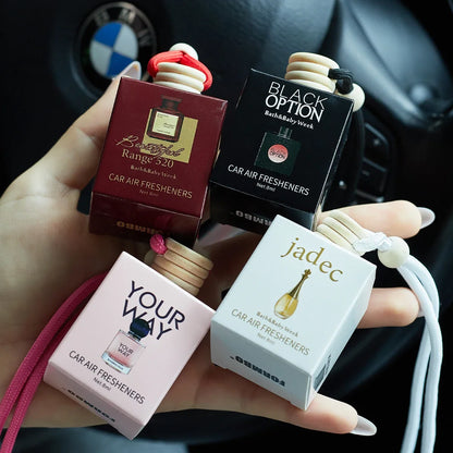 A car fragrance for automotive interior accessories, a long-lasting car air freshener that maintains a charming and fresh scent.