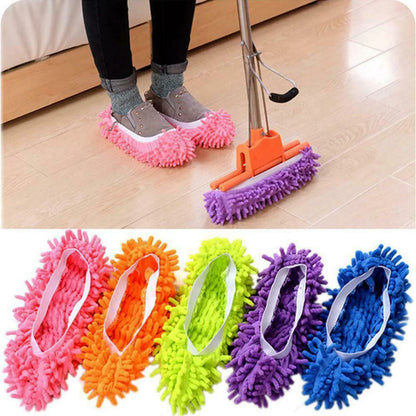 2PCS Multifunction Floor Dust Cleaning Slippers Lazy Mopping Shoes Home Floor Clean Micro Fiber Cleaning Shoes Cover для кухни