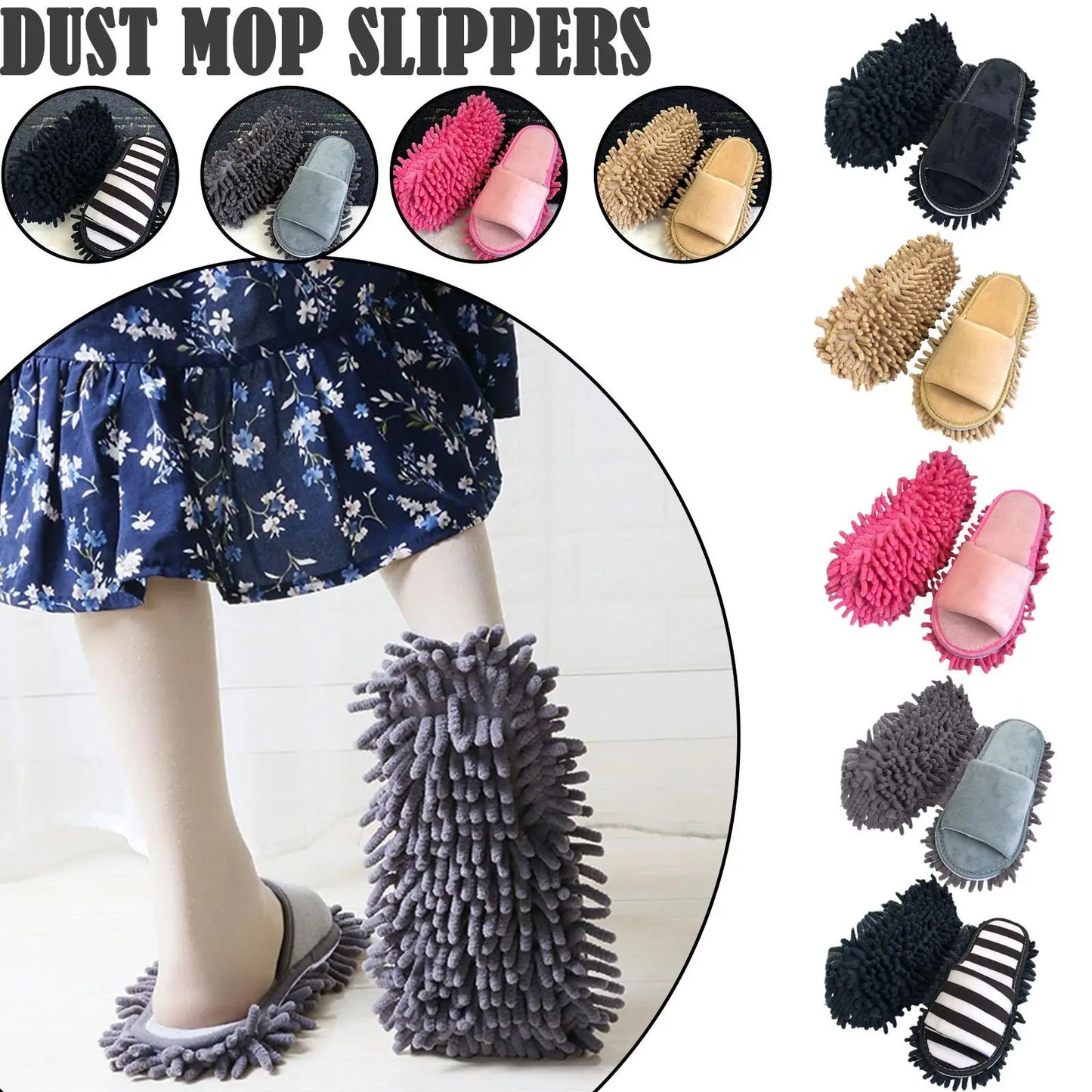 Multifunction Floor Dust Cleaning Slippers Shoes Lazy Mopping Shoes Home Floor Cleaning Micro Fiber Cleaning Shoes
