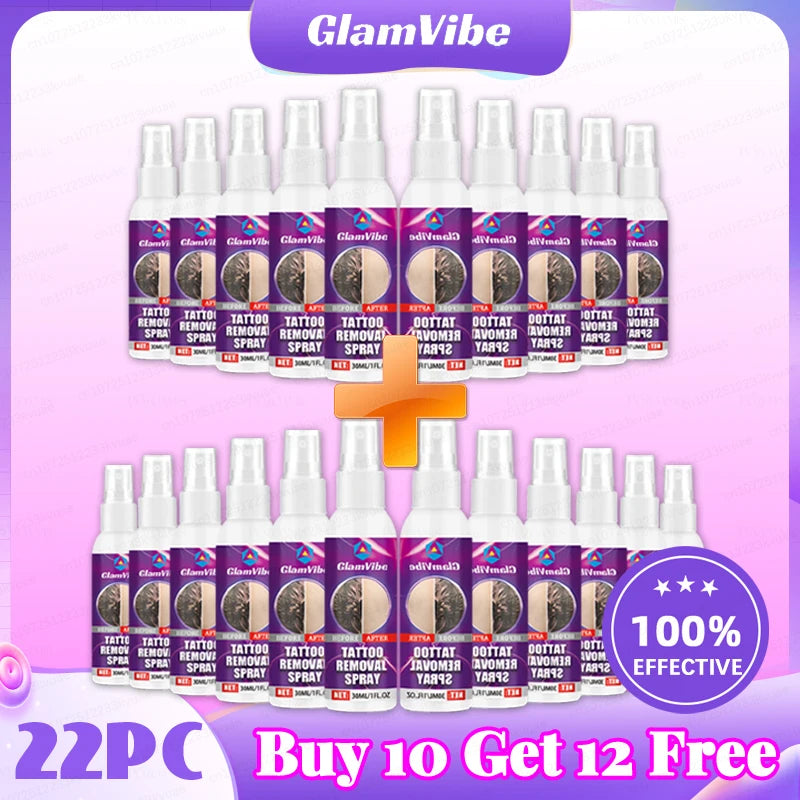Tattoo dissolving spray, plant extracts, fast and effective deep cleaning, no laser required