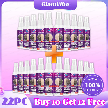 Tattoo dissolving spray, plant extracts, fast and effective deep cleaning, no laser required