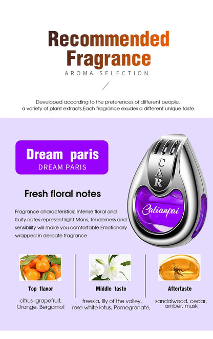Car Air Freshener Fragrance Car Interior Air Vent Creative Diffuser Lasting Pendant Aromatherapy For Auto Smell Perfume Scent