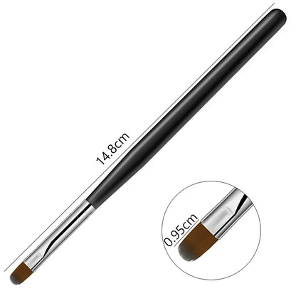 Nails Art Brush Pattern Phototherapy Acrylic UV Gel Extension Builder Coating Painting Pen DIY Manicure Accessories Tools