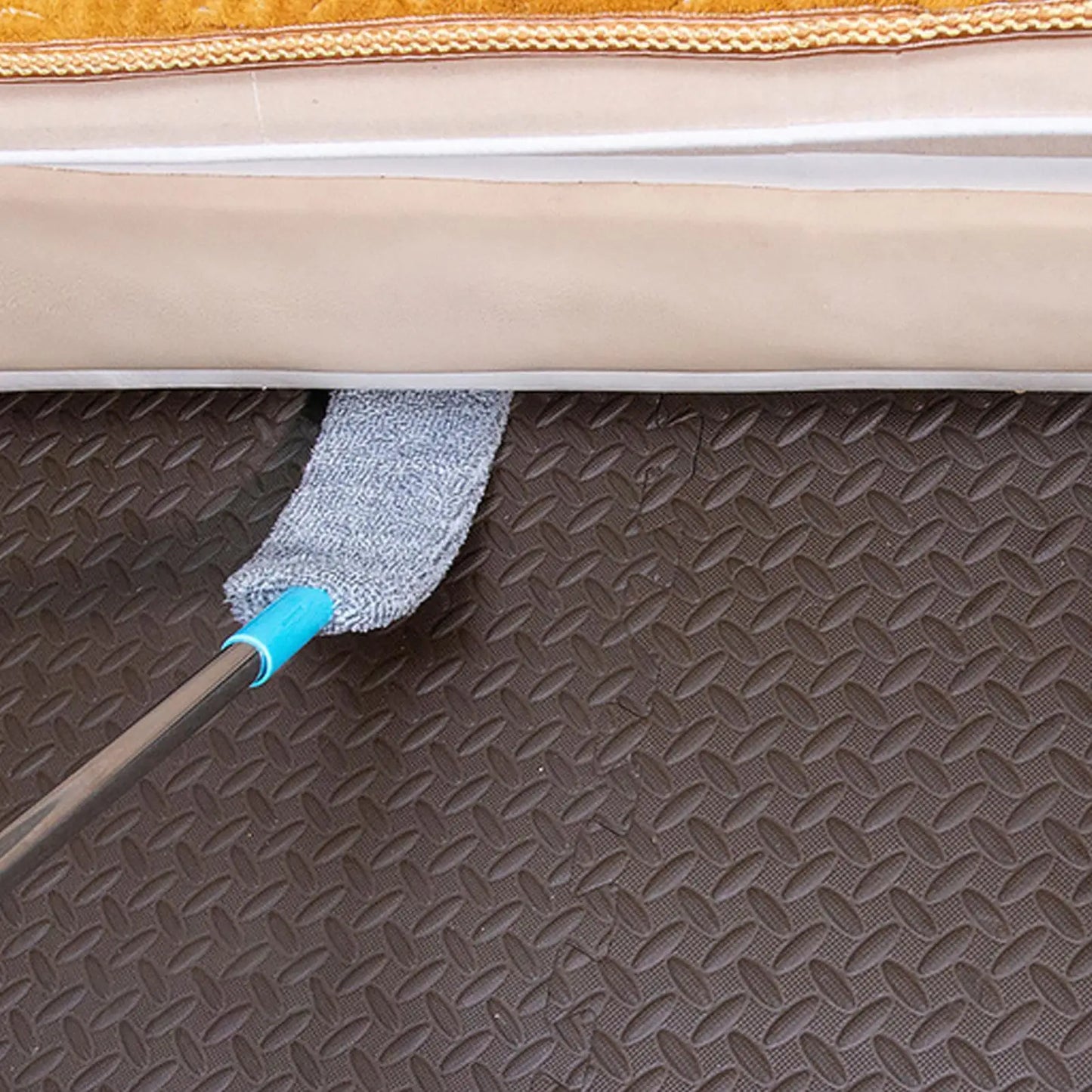 Floor Flat Duster Retractable Flat Cleaning Supplies Multipurpose  Microfiber Duster Under Appliance Cleaning Tool For Home