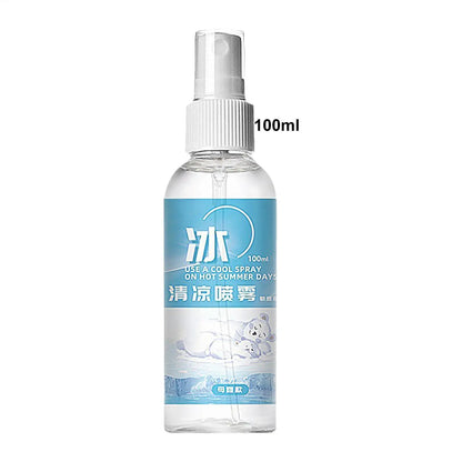 100ml Cooling Spray Refreshing Cool For Body Fine Mist Body Cooling Spray Safe Portable Instant Cooling Long Lasting Sprays
