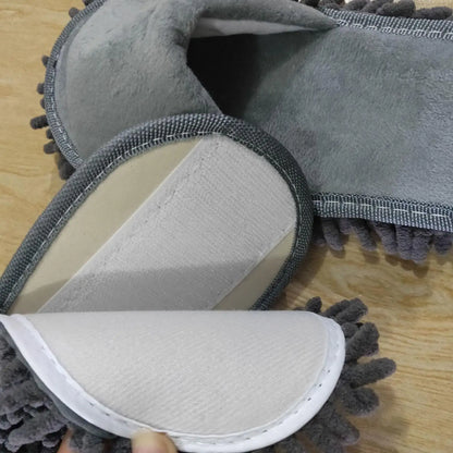 Multifunction Floor Dust Cleaning Slippers Shoes Lazy Mopping Shoes Home Floor Cleaning Micro Fiber Cleaning Shoes