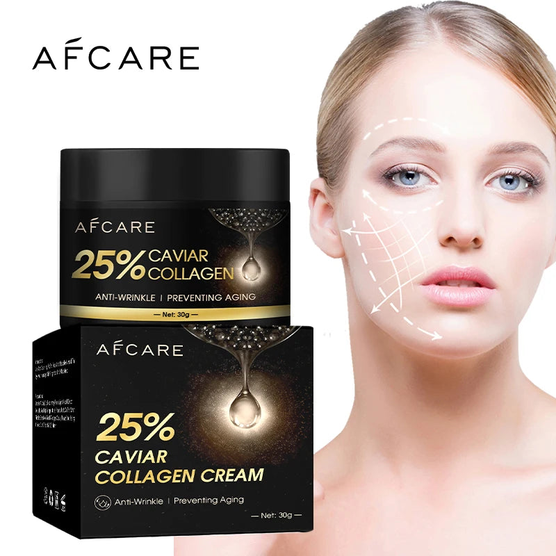 Caviar Collagen Cream Moisturizer Anti Wrinkle Lifting Firming Face Wrinkle Cream Brighten Korean Skin Care Product