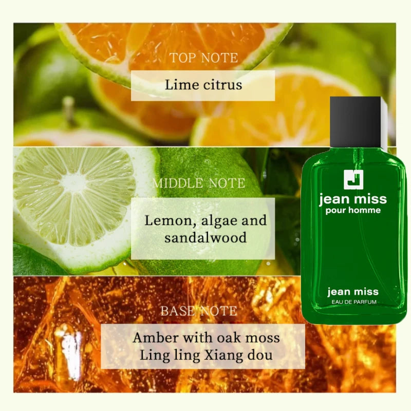 Original brand men's perfume, long-lasting light fragrance, cologne, floral scent, fresh and charming, not pungent