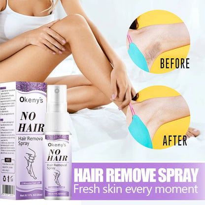 Permanent Hair Removal Spray Painless Armpit Legs Arms Hair Remover Hair Growth Inhibitor Depilatory Nourishing Repair Body Care