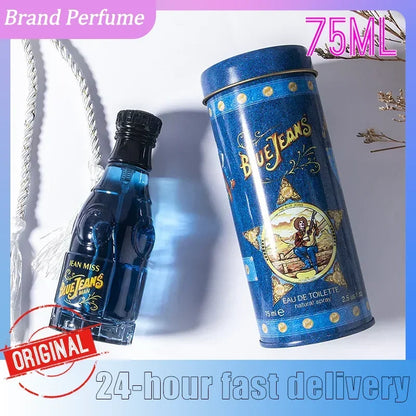 75ML Brand Perfume Cologne Men Spray Fresh Fruity Woody Scent Pheromone Long Lasting Perfume Light Fragrance Gentleman Gift