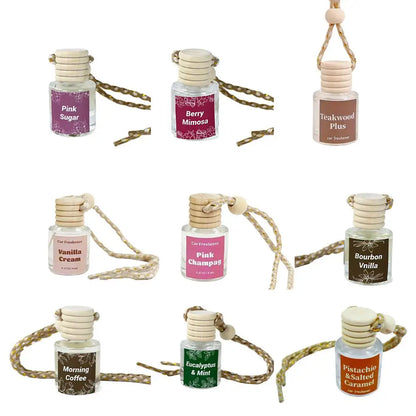 Car Air Freshener Hanging Perfumes Pendant Long Lasting Fragrance Car Decoration Aromatherapy Ornament
