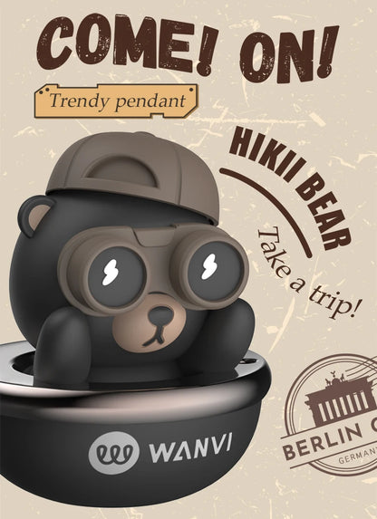 Hot air balloon bear car air freshener hanging accessories perfume fragrance diffuser decoration rearview mirror pendant hanger