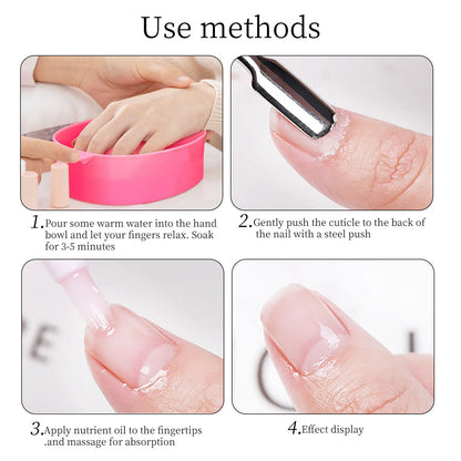 Nail Art Hand Wash Remover Soak Bowl Acrylic Nail Supplies DIY Salon Nail Spa Bath Treatment Manicure Tools