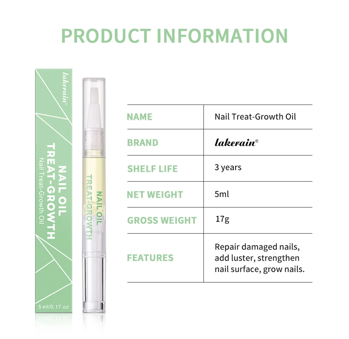 Nail Treat-Growth Oil Nail Nutrition Oil Pen Nail Treatment Cuticle Revitalizer Oil Prevent Nail Polish Agnail Nourish Skin