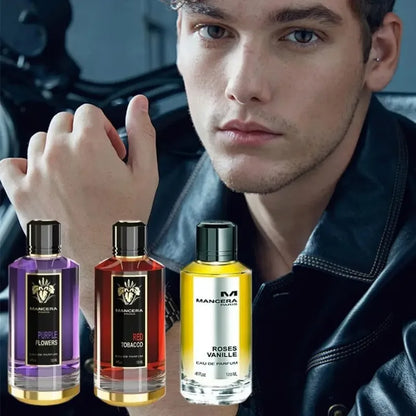 Men's Mancera Tobacco Fragrance Eau de Parfum - Strong Long Lasting Perfume for Men, Luxury Scent to Improve Charm & Confidence