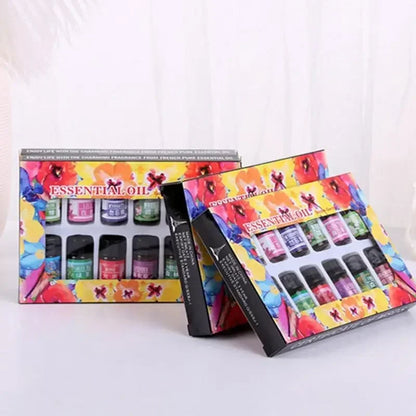 12PCS 3ML Air Freshener Natural Plant Aromatherapy Essential Oil Air Conditioning Perfume Aroma Diffuser Fragrance Humidifier