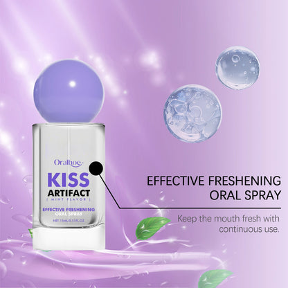 Breath Freshener Spray Mint Flavor Removal Halitosis Plaque Stains Fresh Oral Care Female Male Portable Breath Mouth Care Spray
