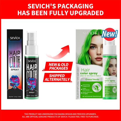 New Hair Color Spray Temporary Diy Hair Dye Spray Halloween Party Costume Instant Hair Styling Spray Disposable Hair Tools 30ml