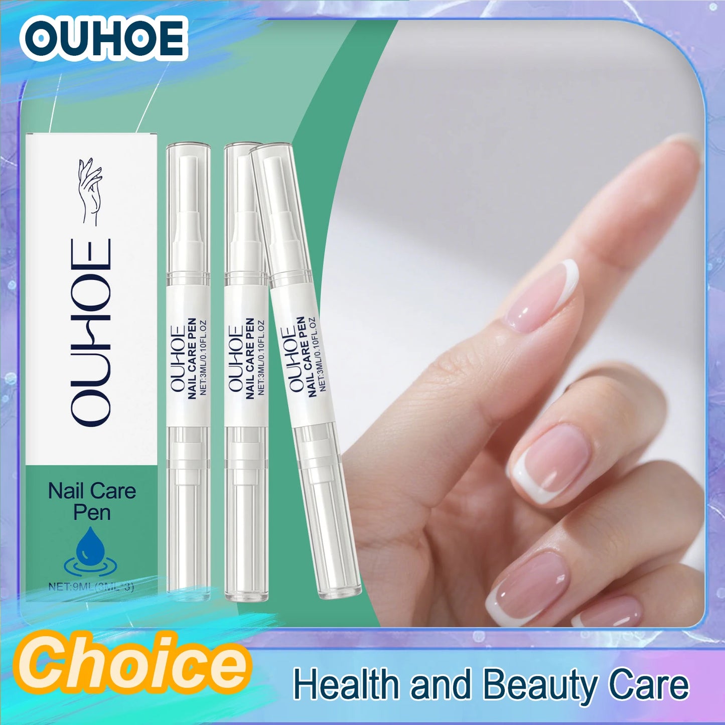 Nail Growth Serum Liquid Anti Paronychia Strengthener Moisture Nourishing Prevent Agnail Repair Damaged Cracked Nails Care Pen
