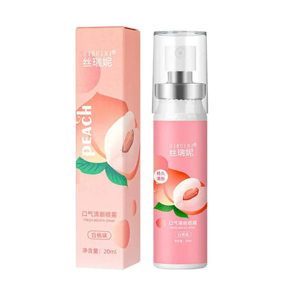 20ml Peach Mint Flavor Oral Fresh Spray Fresh Breath Carry It With You For Long-lasting Fragrance And Mouth Spray Oral Freshener