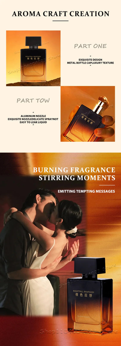 50ML Pheromone Men's Perfume High Quality Woody Scent Emits Charm Enhances Confidence Long-lasting Fragrance Cologne for Men