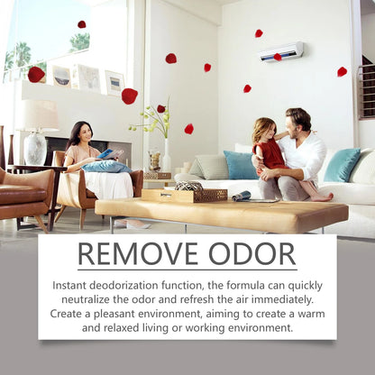 100ml Rose Scented Room Spray Long Lasting Air Freshener Natural Fragrance for Bedroom Bathroom Office Instant Odor Eliminator