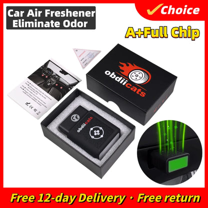 HOT Unique obdiicats OB-FL Car Air Freshener Eliminate Odor Generating Ozone Negative Ions Get Clean and Fresh Air into Your Car