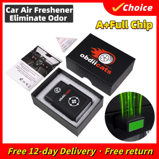 HOT Unique obdiicats OB-FL Car Air Freshener Eliminate Odor Generating Ozone Negative Ions Get Clean and Fresh Air into Your Car