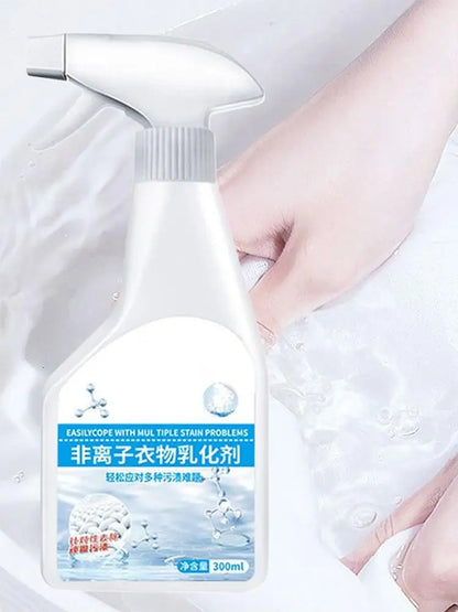 300ml Laundry Stain Remover Spray, Powerful Spot Cleaner for Fat Oil Blood Coffee Grease, Housekeeping Cleaning Supplies
