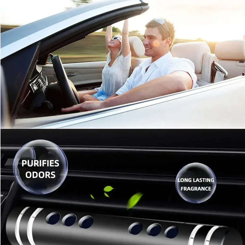 Car Air Freshener Smell Vent Perfume Flavoring Remove Odors Aroma Car Air Conditioning Clip Magnet Diffuser Solid Perfume Amagi